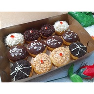 P&amp;N Donat ultah/ Donat ulang tahun/Donat ucapan/Donat tulis/Kue ultah/