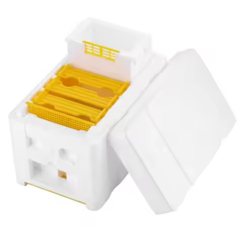 1/2/4PCS Beehive Beekeeping King Box Foam Home Bee Hive Pollination Boxes Harvest Queen Bee Mating H