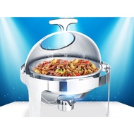 47cm Stainless steel Round roll top chafing dish / buffet set catering set berkas lauk food pan dome