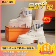 Platform ankle boots 2023 new fall/winter Doc Martens 100 with skirt low-top boots preppy boots