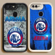 BI66 Arema FC Casing for OPPO A11K A12s A12 A7 F5 F7 F9 Pro A5S White Black