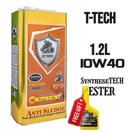 Jetron 4T 1.2L Minyak Pelincirb Motosikal Ester SyntheseTECH 10W 40