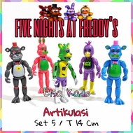 Five Nights At Freddy'S Figure Freddy Set of 5 Roblox Games R020725A