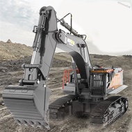 w0mrivw5r8 HuiNa 1:14 1592 RC Alloy Excavator 22CH Big RC Trucks Simulation Excavator Remote Control