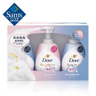 山姆超市代購 多芬(Dove)淨潤美膚沐浴泡泡 滋潤+煥亮540g*2+540g