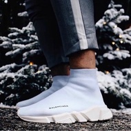 Balenciaga Top Speed Trainer Triple White