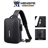 MENSPE Oxford Men Chest Bag Fashion Pouch Bag Travel Shoulder Bag Casual Chest Bag Fashion Shoulder 