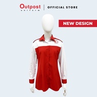Outpost Corporate Shirt/F1 Shirt/Baju Korporat Pegawai Wanita Bulan Sabit Merah Malaysia (BSMM) - New Design