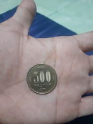 Uang Koin Logam Asli 500 Yen