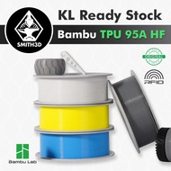 Bambu Lab TPU HF Filament 1kg 1.75mm, TPU 95A High Flow TPU Elastic Fast TPU for FDM Printer High Sp