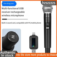 【hzszzzzs】Wireless Microphones Plug and Play USB PC Recording Mic USB PC Recording Mic
