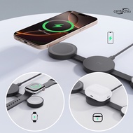 Charging Station For Multiple Devices Magnetic Foldable 3 In 1 Mag-Safe Charger For Phone Watch