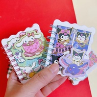 Cute Pet Coil Notebook Cartoon Kuromi Velcro Notebook Ton Notebook Student Mini Notebook Portable No