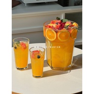 Ins Mojito Cup Restaurant Cold Drink Cup Oversized Glass Lemon Juice Fruit Tea Beer Cup