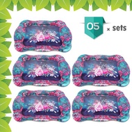 5 sets Steel Food Tray (L45XW30XH2.5cm)