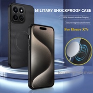 Carbon Fiber Pattern Case For Honor X7c 4G honor X7c X7C honorX7c honor200 Smart 2025 PC Hard Case M