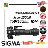 Sigma 150-500 mm F5-6.3 APO DG OS HSM Lens. (NIKON , Canon , Sony A MOUNT)  Made in JAPAN
