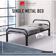 Summer Single Metal bedframe / Metal Bed Frame (Free installation )