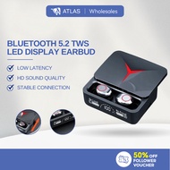 ATLAS TWS Bluetooth Earphone M90 Pro Bluetooth 5.2 Wireless Headset LED Display Extra Bass Wireless 