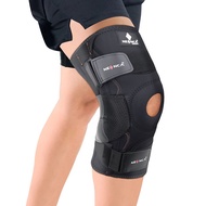 NEENCA Professional Articulated Knee Support, Medical Support with Removable Dual Side Stabilizers f