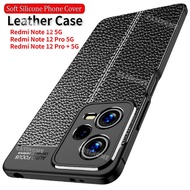 Redmi Note12 12Pro+ 5G 2023 Shockproof Soft TPU Leather Phone Case for Redmi Note 12 Pro + Note12Pro+ 12Pro Plus 4G 5G Casing Back Cover