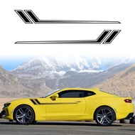 Racing Stripes Sticker Compatible with Chevy Camaro RS LS SS LT, Car Side Vinyl Decals 2Pcs. Sticker