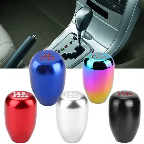 Car Gear Shift Knob Car Modification Manual Knob Gear Shift Head Shifter 6 Speed Gear Shift Head Gea