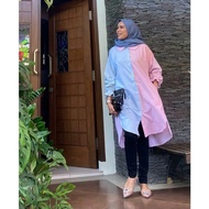 EBOLA STRIPE TUNIC - TUNK MIX COLOR STRIPE 2067