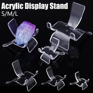 Acrylic Display Stand - Collectibles Transparent Supporting Rack - Mineral Agate Crystal Rock Holder