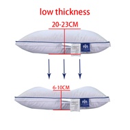 Customized Size Down Pillow 100% Goose Down Feather Household Goose Down Pillow Five-Star Hotel Pill