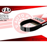 NAZA RIA / KIA CARNIVAL FAN BELT 6PK 1580 (BANDO)