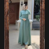 New Tiara Dress Wanita Muslim Terbaru 2021 Baju Pesta Mewah Elegan Gam