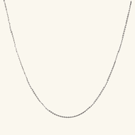 Foundry Rolo Chain Necklace 18k White Gold