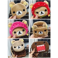 Rilakkuma Domo-kun Plush Small Storage Wallet Small Satchel