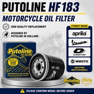 100%ORI} PUTOLINE HF183 Motorcycle Oil Filter Vespa GTS Aprilia SR Max Gilera Runner Aveta WMoto