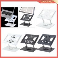 [Lovoski2] Laptop Stand for Desk Foldable Portable 360 Rotating Ergonomic Laptop Riser