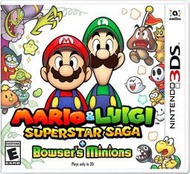 3DS Mario&amp;Luigi Superstar Saga+Bowser's Minions 瑪莉歐 路易 (美版)