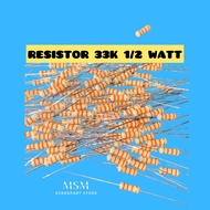 33K RESISTOR 1/2 WATT
