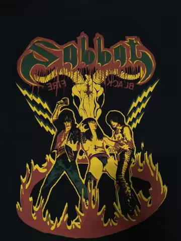 Sabbat T-Shirt Short Sleeve Cotton Black Women Men Full Size S to 2345XL BE1512