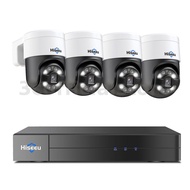 Hiseeu PK-4YHD985 5MP WiFi IP Camera AI Human Tracking Two-Way Audio Spotlight Alarm 270° Pan 90° Ti