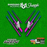STRIPING HONDA WIN / MOTIF 44 / BANDUNG MODFKU / STICKER WIN 100 / STICKER VARIATION WIN 100