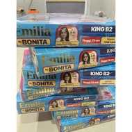 Emilia by Bonita bed sheet size 180x200 (2 pillows, 2 bolsters) 25 cm HEIGHT