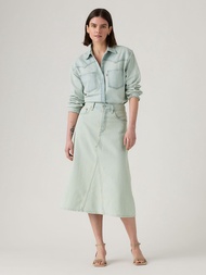 กระโปรง Levis® Womens High-Rise A-Line Decon Skirt