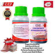 ES2 Coolant Radiator Konsentrat Hijau– Pendingin Mesin Mobil Motor Cegah Overheating & Anti Karat Ko