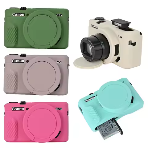G7XII G7XIII Soft Rubber Silicone Case For Canon PowerShot G7X Mark II III G7X2 G7X3 Armor Body Cove