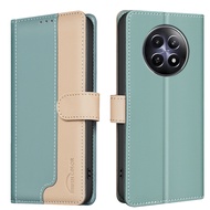 XICCI RFID Blocking Protect Leather Flip Case for OPPO Realme 12 5G/Realme 12Plus 5G/Realme 12ProPlu