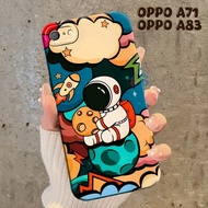 [Sharkcase] Softcase OPPO A83 A71 F1S A37 A39 A57 2018 Motif Astronot Kekinian - Case Oppo - Kesing 