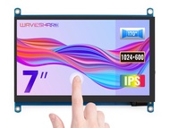 Waveshare 7 inch Display Capacitive Touchscreen HDMI LCD (H) 1024x600 Resolution IPS Monitor Support