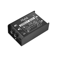 Single Channel Passive DI-Box Audio Box Signal Converter พร้อม XLR TRS อินเทอร์เฟซสำหรับกีตาร์ไฟฟ้า Bass Live Performance