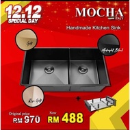MOCHA kitchen sink handmade black colour